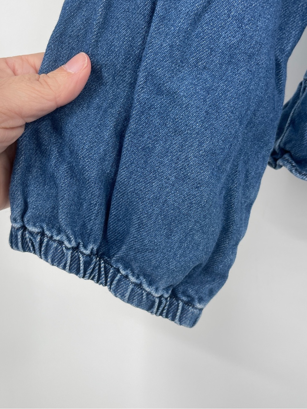 Madewell Denim Ruffle Top - Picture 5 of 11